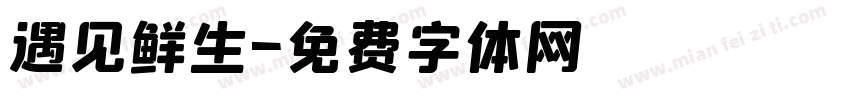 遇见鲜生字体转换