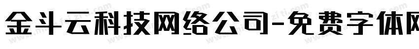 金斗云科技网络公司字体转换