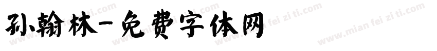 孙翰林字体转换