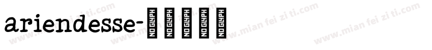 ariendesse字体转换