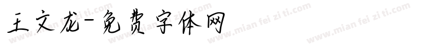 王文龙字体转换