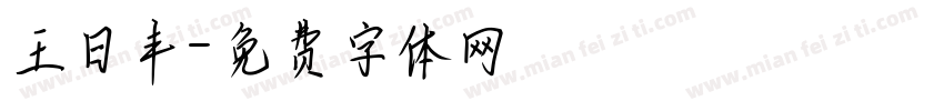 王日丰字体转换