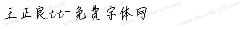 王正良tt字体转换