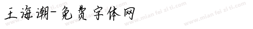 王海潮字体转换