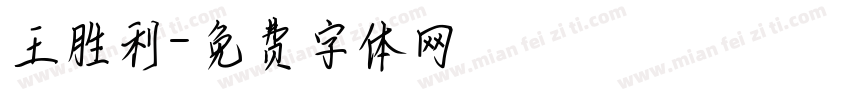王胜利字体转换