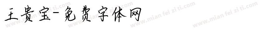 王贵宝字体转换