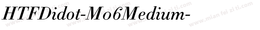 HTFDidot-M06Medium字体转换