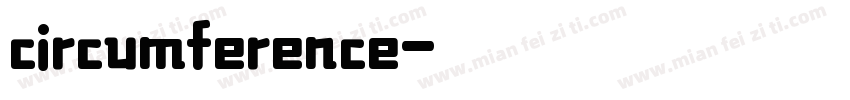 circumference字体转换