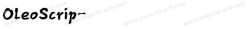 OleoScrip字体转换