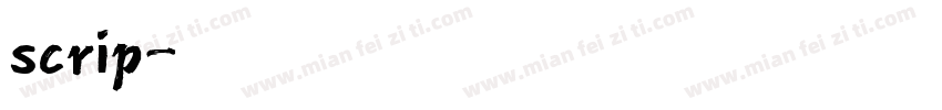 scrip字体转换