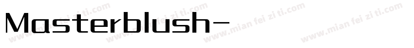 Masterblush字体转换