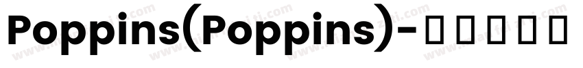 Poppins(Poppins)字体转换