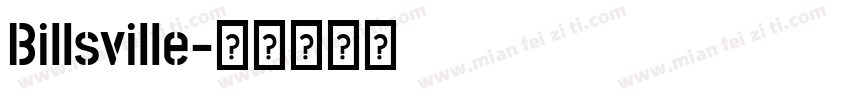 Billsville字体转换