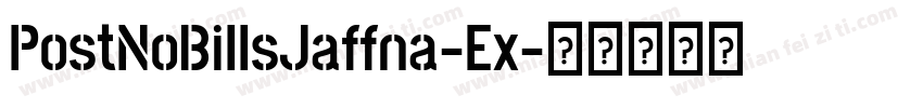 PostNoBillsJaffna-Ex字体转换