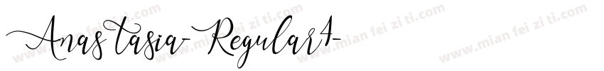 Anastasia-Regular4字体转换