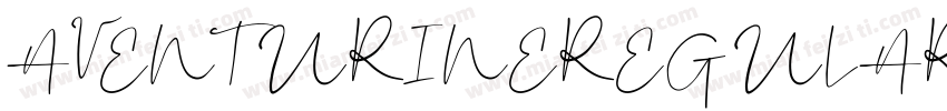 AVENTURINEREGULAR字体转换