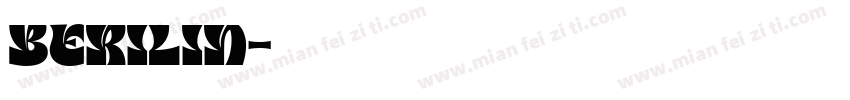 berilin字体转换