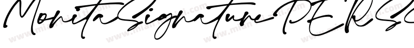 MonitaSignaturePERSO字体转换