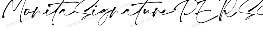 MonitaSignaturePERSO字体转换
