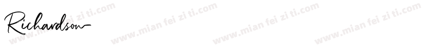 Richardson字体转换