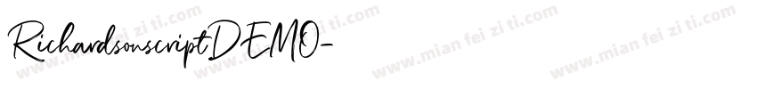 RichardsonscriptDEMO字体转换
