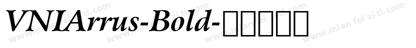 VNIArrus-Bold字体转换