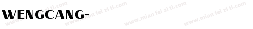 wengcang字体转换