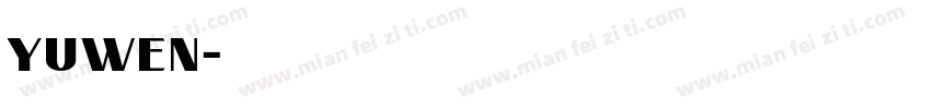 yuwen字体转换