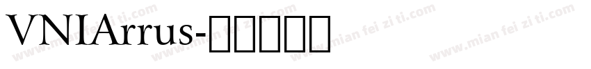VNIArrus字体转换