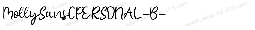 MollySansCPERSONAL-B字体转换