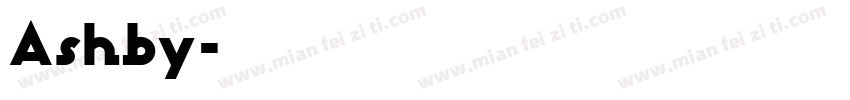 Ashby字体转换