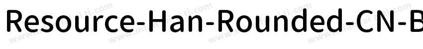 Resource-Han-Rounded-CN-Bold字体转换