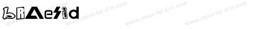 BRAESID2字体转换