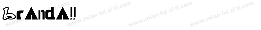Brandall字体转换