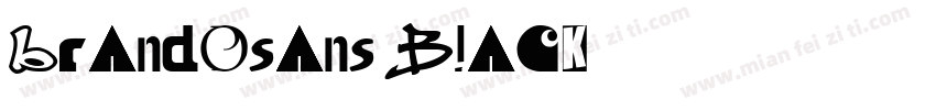 Brandosans-black字体转换