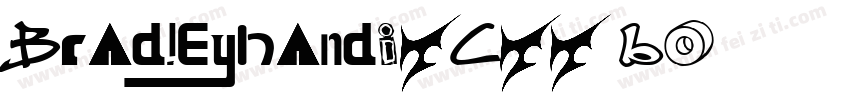 bradleyhandITCTT-BO字体转换