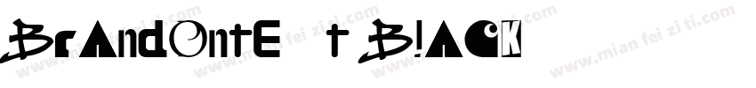 brandontext-black字体转换