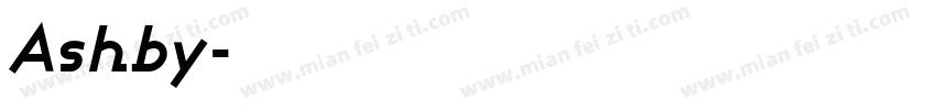Ashby字体转换