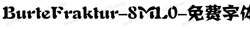 BurteFraktur-8ML0字体转换
