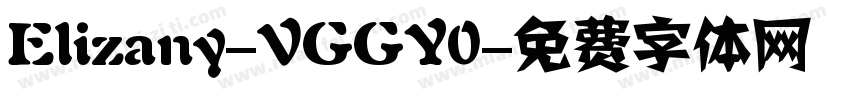 Elizany-VGGY0字体转换