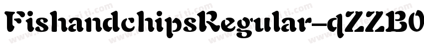 FishandchipsRegular-qZZB0字体转换