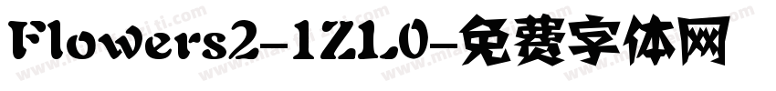 Flowers2-1ZL0字体转换
