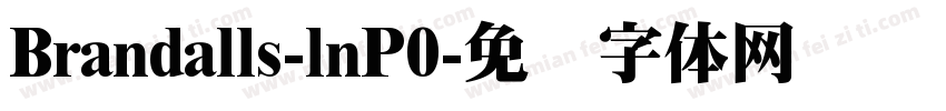Brandalls-lnP0字体转换
