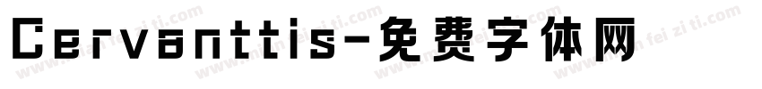 Cervanttis字体转换