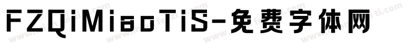 FZQiMiaoTiS字体转换