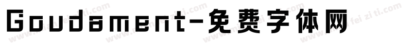 Goudament字体转换