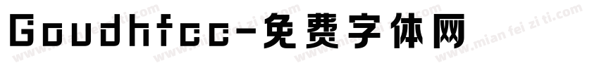 Goudhfcc字体转换