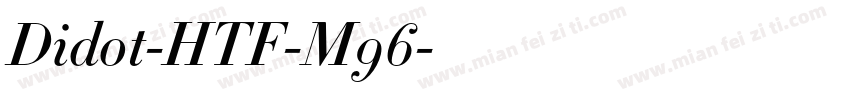 Didot-HTF-M96字体转换