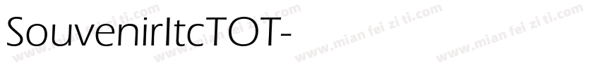SouvenirItcTOT字体转换
