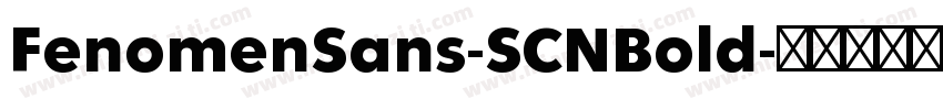 FenomenSans-SCNBold字体转换